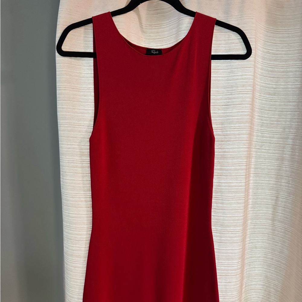 Rails Alora Midi Dress Small - Cherry Red - Picture 9 of 9